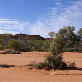 The creek crossing between Hanging Rock and Tchuk Pool