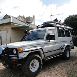 The Johnson rig loaded and ready to go.