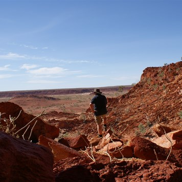 The view from the high cavern