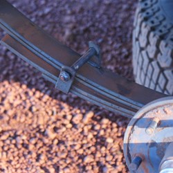 The rear spring clamp - ouch!