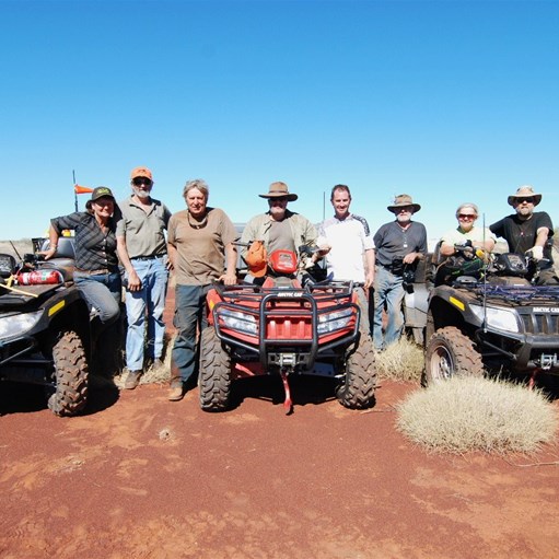 GDEC crew at the Gary Hwy having successfully crossed the Gibson