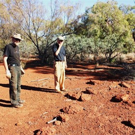 Scotty and Big John at Carnegies Patience Well