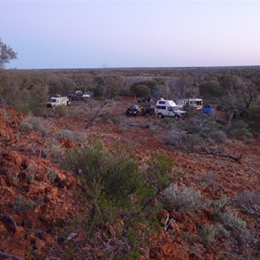Our Red Bluff campsite