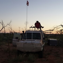 The mobile Hilton, complete with views!