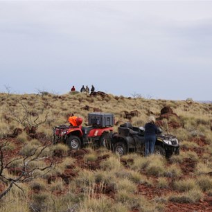 The party on top of Diorite Hill