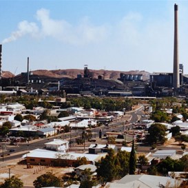 Mt. Isa - the industrial heart of the town.