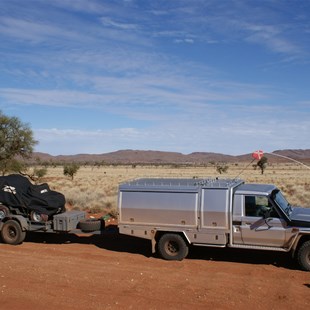 The Rig on the Giles-Mulga Park Road 2010