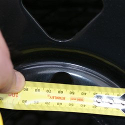 Speedie Steel Rim - Note lack of internal taper