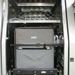 Platinum Fridge Slide stowed