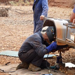 The Maestro (John W) at work.