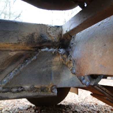 The finished job using the Readywelder