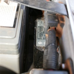 BCDC mounted on side wall near auxillary battery