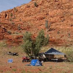 Camped in Rudall 2010