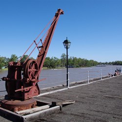 Old Historic Wharf at Morgan