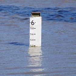 Rising water levels at Morgan