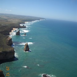 Helicopter shot GOR coast line