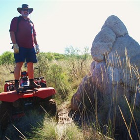 One of the many ant mounds in the area