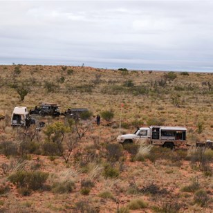 Camp on the faded remnants of the McLarty Track