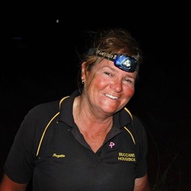 Suz busy in the outback workshop once again.