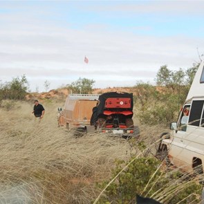 I know there's a track under all this somewhere!