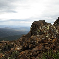 rocky at the top with great views