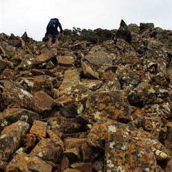 the last rocky climb