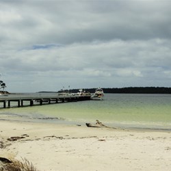 jetty near Cockle creek