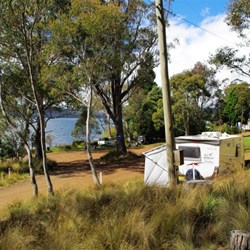 Campsite at Lake Leake