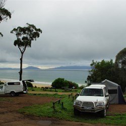 views from Mayfield beach campground on East coast