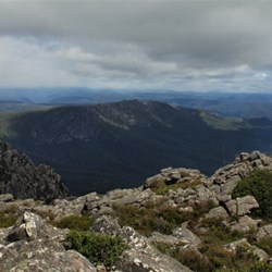vies from the summit on Mt Roland