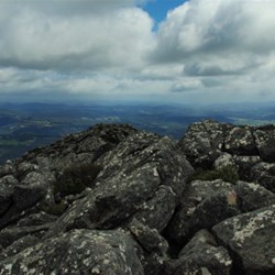 views from the summit of Mt Roland