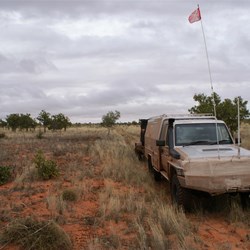 A grassy plain.  Easy going for a while.