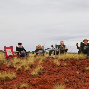 Lords and ladies of all they survey - Horses douvers  on the rocky retreat