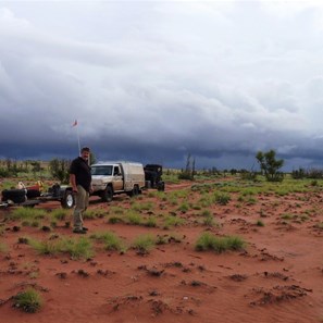 A momentary halt on the McLarty - The storm cometh!