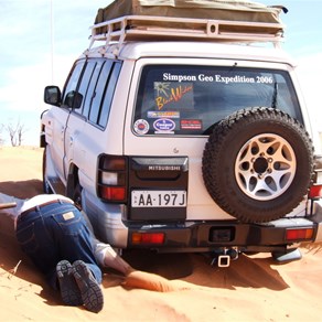 Soft sand on the French Line