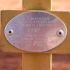 Madigan Camp 1 Plaque