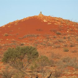 Geosurvey Hill in the remote Simpson Desert