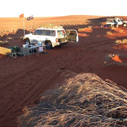 Camped on the Sky Highway