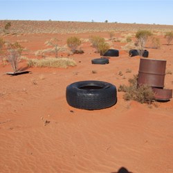 Out of no where we found this old camp