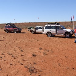 The old camp would have been a nice flat spot to camp.