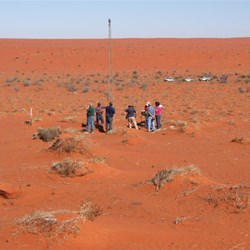 The bare dunes were tesiment of the large fires that swept through the area