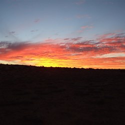 Our second good sunset for the trip