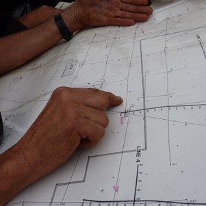 The geo-survey map from the 1980's