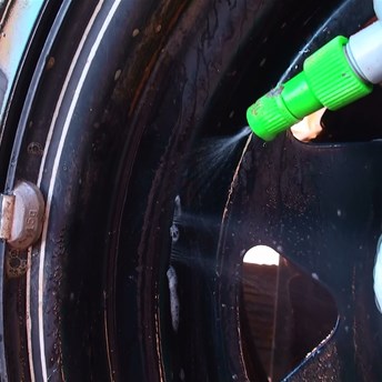 A hairline crack in the rim.  Very hard to find.