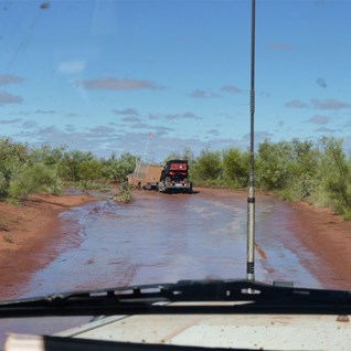 Going for a paddle on the McLarty Track