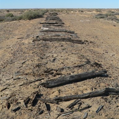 Old Ghan track near Lake Eyre South, SA