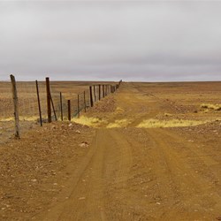 The Worlds longest fence - Coober Pedy