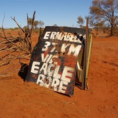 Classic Road Sign - Mulga Park Road NT
