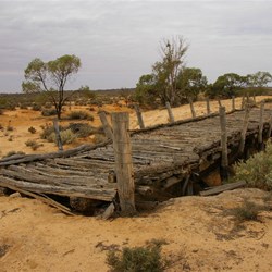 Suicide Bridge was never used, Chowilla Game Reserve SA