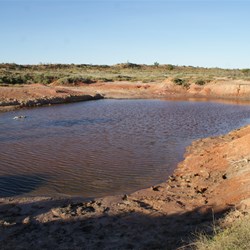 The water filled scrape on the APT